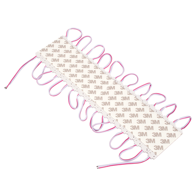 GloboStar® 73707 20 Τεμάχια x LED Modules 3 x SMD 5730 1.5W 180lm DC 12V Αδιάβροχο IP67 Ψυχρό Λευκό 6000K