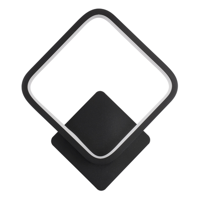 GloboStar® LENA 61079 Φωτιστικό Τοίχου - Απλίκα Design LED CCT 12W 1440lm 300° AC 220-240V - Εναλλαγή Φωτισμού μέσω Διακόπτη On/Off All In One Ψυχρό 6000k+Φυσικό 4500k+Θερμό 2700k Μ25 x Π5.5 x Υ29.5cm - Μαύρο