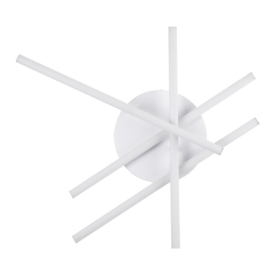 GloboStar® DRACO 61096 Φωτιστικό Οροφής Γραμμικό Linear Design LED CCT 60W 7380lm 120° AC 220-240V - Εναλλαγή Φωτισμού μέσω Τηλεχειριστηρίου All In One Ψυχρό 6000k+Φυσικό 4500k+Θερμό 2700k Dimmable Φ60 x Υ11cm - Λευκό - 3 Years Warranty