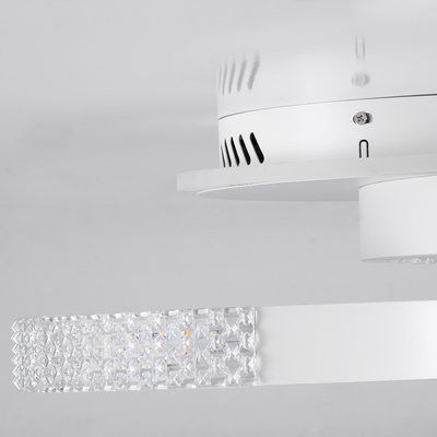 GloboStar® DIAMOND 61112 Φωτιστικό Οροφής Δαχτυλίδι-Κύκλος LED CCT 67W 8078lm 360° AC 220-240V - Εναλλαγή Φωτισμού μέσω Τηλεχειριστηρίου All In One Ψυχρό 6000k+Φυσικό 4500k+Θερμό 2700k Dimmable Φ30+40cm+BackLight - Λευκό - 3 Years Warranty