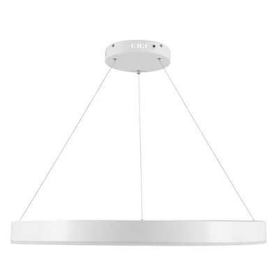 GloboStar® VENOM 61180 Κρεμαστό Φωτιστικό Δαχτυλίδι-Κύκλος LED CCT 67W 7863lm 120° AC 220-240V - Εναλλαγή Φωτισμού μέσω Τηλεχειριστηρίου All In One Ψυχρό 6000K+Φυσικό 4500K+Θερμό 2700K Dimmable Φ80cm - Λευκό - 3 Years Warranty