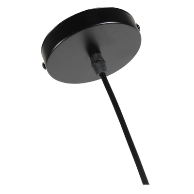 GloboStar® LIBBY 01095-1 Παιδικό Κρεμαστό Φωτιστικό Ανάρτηση Μονόφωτο 1 x E27 IP20 Κόκκινο Μέταλλο - Μ28 x Π28 x Υ16cm