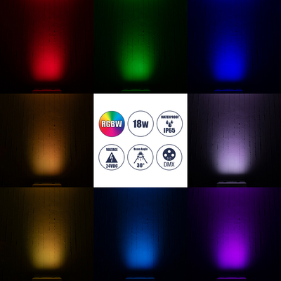 GLOBOSTAR® WASHER-NAIA 90177 Μπάρα Φωτισμού Wall Washer LED 18W 1530lm 30° DC 24V Αδιάβροχο IP65 Πολύχρωμο RGBW Dimmable DMX512 - Γκρι Ανθρακί - Μ50 x Π4 x Υ5cm - 3 Χρόνια Εγγύηση