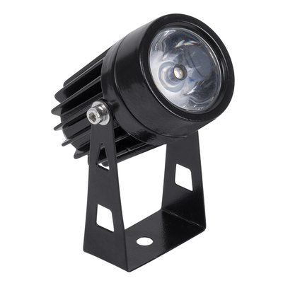 GLOBOSTAR® SPOT-TOLA 90631 Αρχιτεκτονικό Σποτ Φωτισμου LED 1W 110lm 10° DC 24V Αδιάβροχο IP65 Θερμό Λευκό 2700K Dimmable - Γκρι Ανθρακί - Μ5 x Π5 x Υ9cm - 3 Χρόνια Εγγύηση