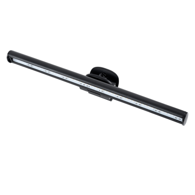 GloboStar® 76552 E-READING LIGHT Φωτιστικό Οθόνης με Χειριστήριο LED 5W 565lm 120° AC 5V IP20 CCT Θερμό Λευκό 2700K - Φυσικό Λευκό 4500K - Ψυχρό Λευκό 6000K Dimmable Μαύρο Πλαστικό Μ26 x Π4.5 x Υ4.5cm - 2 Xρόνια Εγγύηση