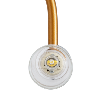 GloboStar® FLORA 60415 Μοντέρνο Φωτιστικό Τοίχου - Απλίκα Καθρέπτη Μπάνιου - Πίνακα 2 x G9 270° AC 220-240V IP44 Μ31 x Π13 x Υ12cm - Χάλκινο - 5 Χρόνια Εγγύηση