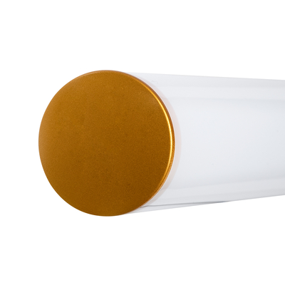 GloboStar® MABEL 60431 Μοντέρνο Φωτιστικό Τοίχου - Απλίκα Καθρέπτη Μπάνιου - Πίνακα LED 12W 1400lm 270° AC 220-240V IP44 Μ60 x Π10 x Υ5cm - Φυσικό Λευκό 4500K - Χάλκινο - 3 Χρόνια Εγγύηση