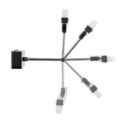 GloboStar® MARA 60447 Μοντέρνο Φωτιστικό Τοίχου - Απλίκα Καθρέπτη Μπάνιου - Πίνακα LED 12W 1400lm 120° AC 220-240V IP44 Μ60 x Π15 x Υ13cm - Φυσικό Λευκό 4500K - Χρώμιο Νίκελ - 3 Χρόνια Εγγύηση