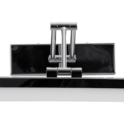 GloboStar® MARA 60447 Μοντέρνο Φωτιστικό Τοίχου - Απλίκα Καθρέπτη Μπάνιου - Πίνακα LED 12W 1400lm 120° AC 220-240V IP44 Μ60 x Π15 x Υ13cm - Φυσικό Λευκό 4500K - Χρώμιο Νίκελ - 3 Χρόνια Εγγύηση