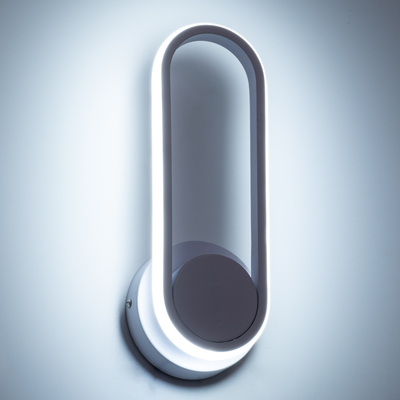 GloboStar® DALLAS 61346 Φωτιστικό Τοίχου - Απλίκα Design LED CCT 12W 1440lm 360° AC 220-240V - Εναλλαγή Φωτισμού μέσω Διακόπτη On/Off All In One Ψυχρό 6000k+Φυσικό 4500k+Θερμό 2700k Μ12 x Π6.5 x Υ32cm - Λευκό - 3 Years Warranty