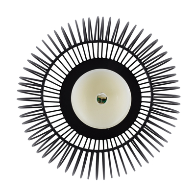 GloboStar® CANDLE 76497 Διακοσμητικό Realistic Κερί με LED Εφέ Κινούμενης Φλόγας - Μπαταρίας 2 x AA (Δεν Συμπεριλαμβάνονται) & Ασύρματο Χειριστήριο IR Θερμό Λευκό 2700K Dimmable Μαύρο Φ19 x Υ24cm