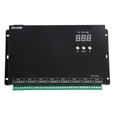 GloboStar® 90146 SEEKWAY EN-408 - Professional Channel Controller - Full Colour LED Digital Control System - Κεντρικός & Slave Controller Καναλιών Εξόδου για Ψηφιακά Προϊόντα LED Digital Pixel TTL & DMX512 - Single Colour & RGB & RGBW - Synchronous