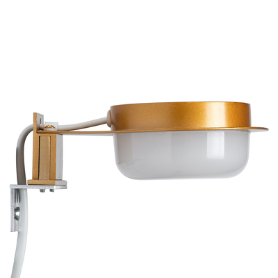 GloboStar® KIARA 60403 Μοντέρνο Φωτιστικό Τοίχου - Απλίκα Καθρέπτη Μπάνιου με 3 Τρόπους Τοποθέτησης LED 5W 560lm 120° AC 220-240V IP44 Μ10 x Π13 x Υ3cm - Φυσικό Λευκό 4500K - Χάλκινο - 3 Χρόνια Εγγύηση