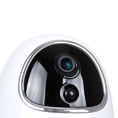 GloboStar® 86008 Rechargeable Table Camera WiFi HD 1080P 3MP 350° 5200mAh Two Way Audio & Motion Detection - Επαναφορτιζόμενη Επιτραπέζια Κάμερα WiFi HD 1080P 350° 5200mAh Διπλή Κατέυθυνση Ομιλίας με Ανιχνευτή Κίνησης - Λευκό