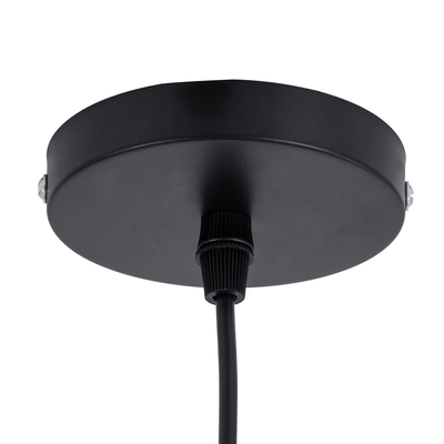 GloboStar® BORA-BORA 01736 Boho Κρεμαστό Φωτιστικό Καμπάνα Μονόφωτο 1 x E27 IP20 Καφέ Ξύλο - Μ42 x Π42 x Y44cm