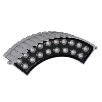 GLOBOSTAR® TREELIGHT-JINA 90697 Κυρτή Μπάρα Φωτισμού Wall Washer για Φυτά - Δέντρα LED 18W 1530lm 10° DC 24V Αδιάβροχο IP65 Πορτοκαλί 2200K Dimmable - Γκρι Ανθρακί - Μ29 x Π11 x Υ10.5cm - 3 Χρόνια Εγγύηση