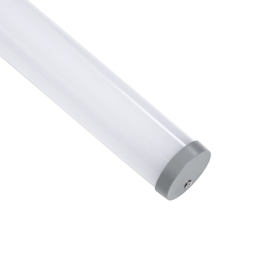 GloboStar® SURFACEPENDANT-PROFILE 70853-3M Προφίλ Αλουμινίου - Βάση & Ψύκτρα Ταινίας LED με Λευκό Γαλακτερό Κάλυμμα - Επιφανειακή & Κρεμαστή Χρήση - Πατητό Κάλυμμα - Ασημί - 3 Μέτρα - Μ300 x Φ3cm