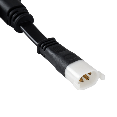 GloboStar® 90709 Ταχυσύνδεσμος Τροφοδοσίας T για Wall Washer Tuber - 2 Καλώδια +/- σε Power Connector 5 PIN Male & Power Connector 5 PIN Female για Πολύχρωμα RGB+RGBW Tuber