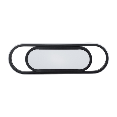 GloboStar® IGOR 61216 Φωτιστικό Οροφής Linear Design LED CCT 24W 2880lm 210° AC 220-240V - Εναλλαγή Φωτισμού μέσω Διακόπτη On/Off All In One Ψυχρό 6000k+Φυσικό 4500k+Θερμό 2700k Μ41 x Π13 x Υ4.5cm - Μαύρο - 3 Years Warranty