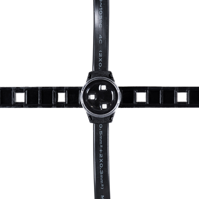 GloboStar® 90141 Digital Pixel Addressable Facade Soft Net Panel - Ψηφιακό Εύκαμπτο Δίχτυ Πάνελ Πρόσοψης Κτιρίων LED SMD 3535 75W/m2 100LED/m2 100PIXEL/m2 SPI/TTL Protocol IC UCS512B 4500lm/m2 120° DC 12V IP67 RGB - Μαύρο Σώμα - Μ100 x Π100 x Υ1.7cm