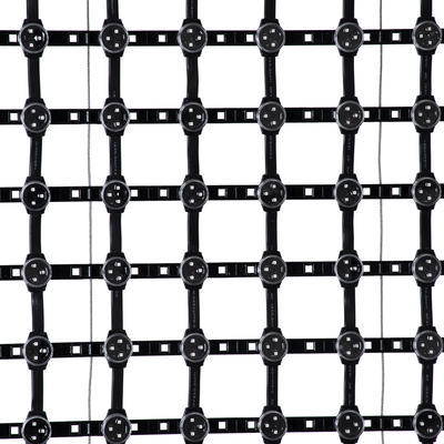 GloboStar® 90142 Digital Pixel Addressable Facade Soft Net Panel - Ψηφιακό Εύκαμπτο Δίχτυ Πάνελ Πρόσοψης Κτιρίων LED SMD 3535 192W/m2 256LED/m2 256PIXEL/m2 SPI/TTL Protocol IC UCS512B 11520lm/m2 120° DC 12V IP67 RGB - Μαύρο Σώμα - Μ100 x Π100 x Υ1.7cm