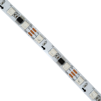 GLOBOSTAR® DIGIPRO 90589 Ψηφιακή Pixel Addressable Ταινία LED 14.4W/m 1152lm/m 120° DC 12V IP20 60 x SMD 5050 Chip/m 20 x Pixel/m Πολύχρωμο RGB Dimmable SPI/TTL Protocol IC WS2811/UCS16703 - Μ500 x Π1 x Υ0.2cm - Ρολό 5 Μέτρων - 5 Χρόνια Εγγύηση