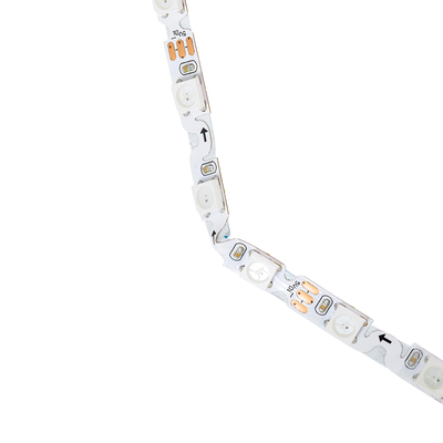 GloboStar® 90606 Digital Pixel Addressable Strip Ultra Slim 3 PIN - Nano Zig Zag S Ψηφιακή Ταινία LED SMD 5050 14W/m 60LED/m 20PIXEL/m SPI/TTL Protocol IC WS2812/SK6812 1152lm/m 120° DC 5V IP20 RGB - Λευκό Σώμα - Μ2000 x Π6 x Υ2mm - Συσκευασία 2 Μέτρων - 5 Χρόνια Εγγύηση