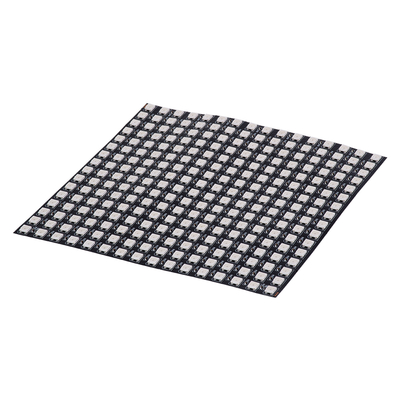 GloboStar® 90608 Digital Pixel Addressable Plate - Ψηφιακή Πλακέτα LED SMD 5050 61W/m 256LED/unit 256PIXEL/unit SPI/TTL Protocol IC WS2812/SK6812 4880lm/unit 120° DC 5V IP20 RGB - Μαύρο Σώμα - Μ160 x Π160 x Υ2mm - 5 Χρόνια Εγγύηση