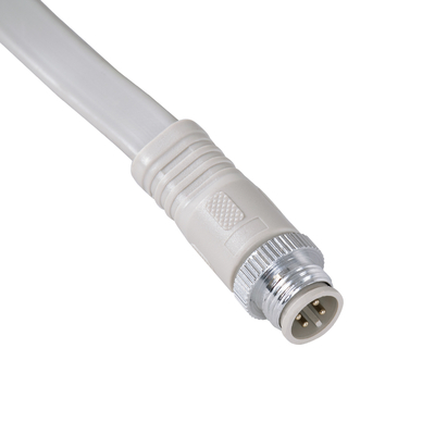 GloboStar® 90702 Ταχυσύνδεσμος Τροφοδοσίας Τύπου T IP65 - 2 Καλώδια +/- σε T DC Power Connector 4 PIN Male για Ένωση 4 PIN Female RGB+RGBW Digital Modules