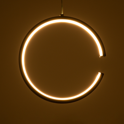 GloboStar® CEROBA 61306 Κρεμαστό Φωτιστικό Οροφής Linear Design LED CCT 12W 1320lm 360° AC 220-240V - Εναλλαγή Φωτισμού μέσω Διακόπτη On/Off All In One Ψυχρό 6000k+Φυσικό 4500k+Θερμό 2700k Φ22 x Π2cm - Μαύρο - 3 Years Warranty