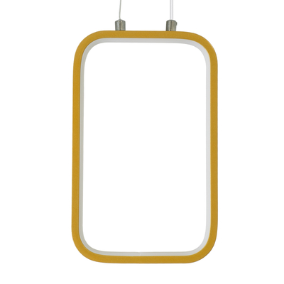 GloboStar® NEROBA 61301 Κρεμαστό Φωτιστικό Οροφής Linear Design LED CCT 12W 1320lm 360° AC 220-240V - Εναλλαγή Φωτισμού μέσω Διακόπτη On/Off All In One Ψυχρό 6000k+Φυσικό 4500k+Θερμό 2700k Μ16 x Π1.6 x Υ25.5cm - Χρυσό Βούρτσας - 3 Years Warranty