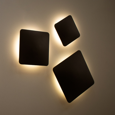 GloboStar® HELIO-S 60495 Φωτιστικό Τοίχου - Απλίκα Αρχιτεκτονικού Φωτισμού Εσωτερικού/Εξωτερικού Χώρου LED 7W 840lm 120° x 360° AC 220-240V Αδιάβροχο IP65 Μ16 x Π5 x Υ16cm - Φυσικό Λευκό 4500K - Μαύρο - Τετράγωνο - Bridgelux Chip - 3 Years Warranty