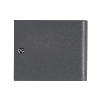 GloboStar® CIRCOA 60543 Φωτιστικό Τοίχου - Απλίκα Αρχιτεκτονικού Φωτισμού Εσωτερικού/Εξωτερικού Χώρου Up & Down LED 10W 1080lm 60° AC 220-240V IP44 Μ20 x Π8 x Υ10cm - Θερμό Λευκό 2700K - Γκρι Ανθρακί - Bridgelux Chip - 3 Years Warranty