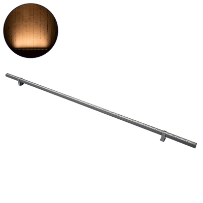 GLOBOSTAR® WASHER-STELLAR 90574 Μπάρα Φωτισμού Wall Washer LED 12W 1020lm 30° DC 24V Αδιάβροχο IP65 Πορτοκαλί 2200K Dimmable - Γκρι Ανθρακί - Μ100 x Π2 x Υ1.8cm - 3 Χρόνια Εγγύηση