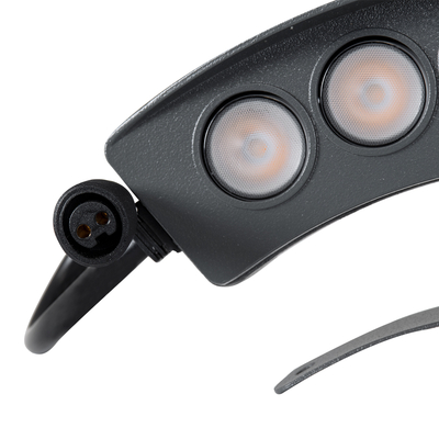 GLOBOSTAR® TREELIGHT-PLANTE 90456 Κυρτή Μπάρα Φωτισμού Wall Washer για Φυτά - Δέντρα LED 6W 660lm 15° DC 24V Αδιάβροχο IP65 Θερμό Λευκό 2700K Dimmable - Γκρι Ανθρακί - Μ17.5 x Π4.5 x Υ8cm - 3 Χρόνια Εγγύηση