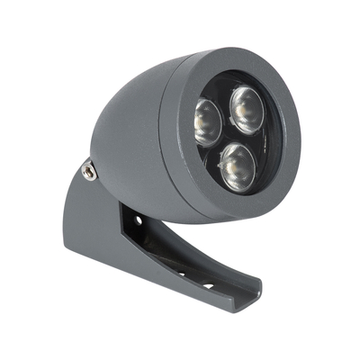 GLOBOSTAR® TREELIGHT-TREESPO 90465 Σποτ Φωτισμού για Φυτά - Δέντρα LED 6W 660lm 15° DC 24V Αδιάβροχο IP65 Θερμό Λευκό 2700K Dimmable - Γκρι Ανθρακί - Μ6.6 x Π9 x Υ12cm - 3 Χρόνια Εγγύηση