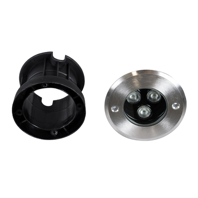 GloboStar® UNDERWATER-JULIA 90563 Υποβρύχιο Χωνευτό Φωτιστικό Σποτ Ειδικό για Σιντριβάνια LED 3W 285lm 15° DC 24V Αδιάβροχο IP68 Φ10 x Υ7.5cm Φυσικό Λευκό 4500K - Ανοξείδωτο Ατσάλι - 3 Χρόνια Εγγύηση