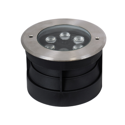 GloboStar® UNDERWATER-JULIA 90567 Υποβρύχιο Χωνευτό Φωτιστικό Σποτ Ειδικό για Σιντριβάνια LED 6W 510lm 15° DC 24V Αδιάβροχο IP68 Φ15 x Υ10.2cm RGBW DMX512 - Ανοξείδωτο Ατσάλι - 3 Years Warranty