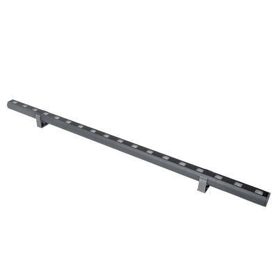 GLOBOSTAR® WASHER-PANDA 90579 Μπάρα Φωτισμού Wall Washer LED 18W 1620lm 15° DC 24V Αδιάβροχο IP65 Θερμό Λευκό 2700K Dimmable - Γκρι Ανθρακί - Μ100 x Π4 x Υ3.5cm - 3 Χρόνια Εγγύηση