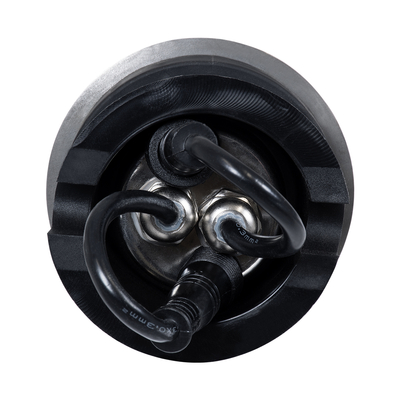 GloboStar® UNDERWATER-GUNE 90406 Υποβρύχιο Χωνευτό Φωτιστικό Σποτ Ειδικό για Σιντριβάνια LED 12W 1020lm 60° DC 24V Αδιάβροχο IP68 Φ10 x Υ7.5cm RGBW DMX512 - Ανοξείδωτο Ατσάλι - 3 Years Warranty