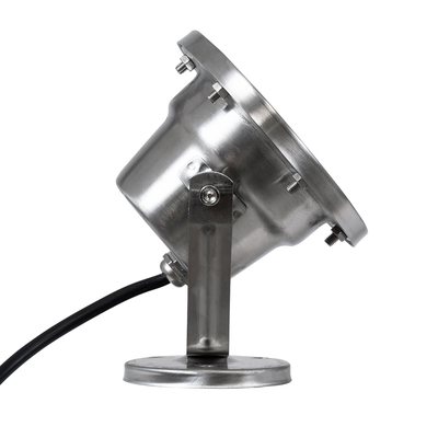 GloboStar® UNDERWATER-DEDY 90427 Υποβρύχιο Επιφανειακό Φωτιστικό Σποτ Ειδικό για Σιντριβάνια - Πισίνες - Τζακούζι LED 6W 600lm 30° DC 24V Αδιάβροχο IP68 Μ12 x Π7.5 x Υ14.5cm Ψυχρό Λευκό 6000K - Ανοξείδωτο Ατσάλι SS304 - 3 Years Warranty