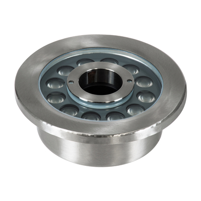 GloboStar® UNDERWATER-DENIS 90436 Υποβρύχιο Χωνευτό Φωτιστικό Σποτ Ειδικό για Σιντριβάνια - Πισίνες - Τζακούζι LED 9W 900lm 30° DC 24V Αδιάβροχο IP68 Φ16.7 x Υ7.5cm Ψυχρό Λευκό 6000K - Ανοξείδωτο Ατσάλι SS304 - 3 Years Warranty