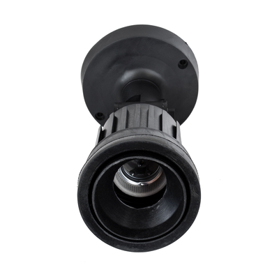 GloboStar® GRASEDO 61615 Βάση Κήπου με Ντουί E27 για Λάμπα Σποτ PAR38 - Αδιάβροχη IP67 - Υψηλής Αντοχής ABS - VDE Certified - Φ9.5 x Υ22cm - Μαύρο - 5 Years Warranty