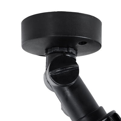 GloboStar® GARDENINI 61546 Επιφανειακό Φωτιστικό Σποτ Κήπου LED 5W 650lm 38° DC 24V IP68 Υψηλής Αντοχής ABS IK06 Φ7 x Υ14.5cm - Θερμό Λευκό 2700K Dimmable - Μαύρο - Bridgelux Chip - 3 Years Warranty