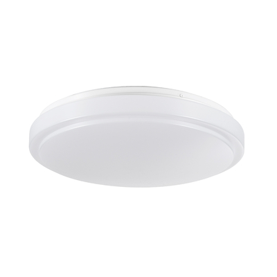 GloboStar® EMERGANO 60992 Πλαφονιέρα Οροφής LED 30W 3000lm 120° AC 220-240V με Ενσωματωμένο Σύστημα Emergency Li-ion 3450mAh/12.8Wh με Αυτονομία έως 3hrs - Αδιάβροχη IP54 Φ38 x Υ5.3cm Ψυχρό Λευκό 6000K - Λευκό - Bridgelux Chips - 3 Years Warranty