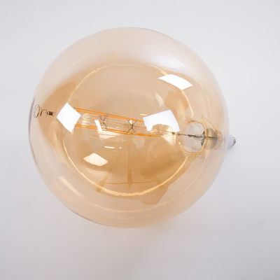 GloboStar® 99030 Λάμπα LED Long Filament E27 G380 ORBITAL Γλόμπος 10W 800lm 360° AC 220-240V IP20 Φ38 x Υ55cm Ultra Θερμό Λευκό 2200K με Μελί Γυαλί - Dimmable - 3 Years Warranty - The Bigger Bulb in Greece