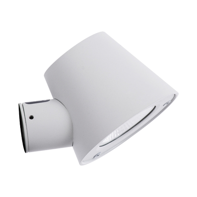 GloboStar® GARDENIA 60797 Φωτιστικό Τοίχου - Απλίκα Αρχιτεκτονικού Φωτισμού Εσωτερικού/Εξωτερικού Χώρου Up or Down LED 7W 700lm 60° AC220-240V Αδιάβροχο IP65 - Σώμα Αλουμινίου & Tempered Glass - Μ9.5 x Π13 x Υ7.7cm - Θερμό Λευκό 2700K - Λευκό - Bridgelux Chip - 5 Years Warranty