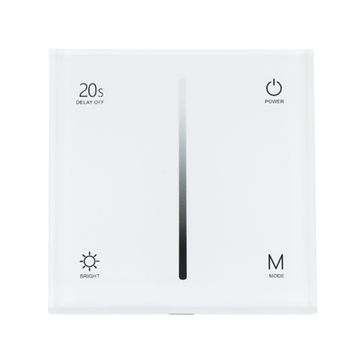 GloboStar® 71452 S1-T SKYDANCE AC Smart RF 2.4Ghz & Αφής - Touch Triac Dimming AC100-240V σε AC100-240V 1 x 1.5A 360W - Max 1.5A 360W - IP20 - Λευκό Σώμα - Μ8.5 x Π8.5 x Υ3.2cm - 5 Years Warranty