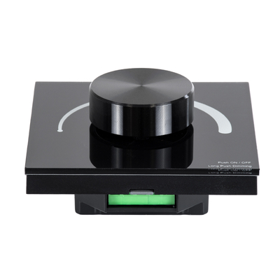 GloboStar® 71455 S1-K SKYDANCE AC Smart RF 2.4Ghz & Ροοστάτη - Push ON/OFF Triac Dimming AC100-240V σε AC100-240V 1 x 1.5A 360W - Max 1.5A 360W - IP20 - Μαύρο Σώμα - Μ8.5 x Π8.5 x Υ5cm - 5 Years Warranty