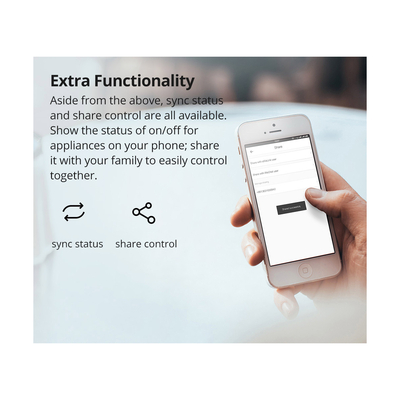 GloboStar® 80131  SONOFF T2EU2C-RF - 433MHz Wireless Smart Wall Touch Button Switch AC 100-240V Max 4A (2A/Way) 2 Way - RF Series